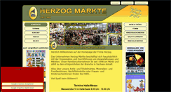 Desktop Screenshot of herzog-maerkte.de