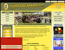 Tablet Screenshot of herzog-maerkte.de